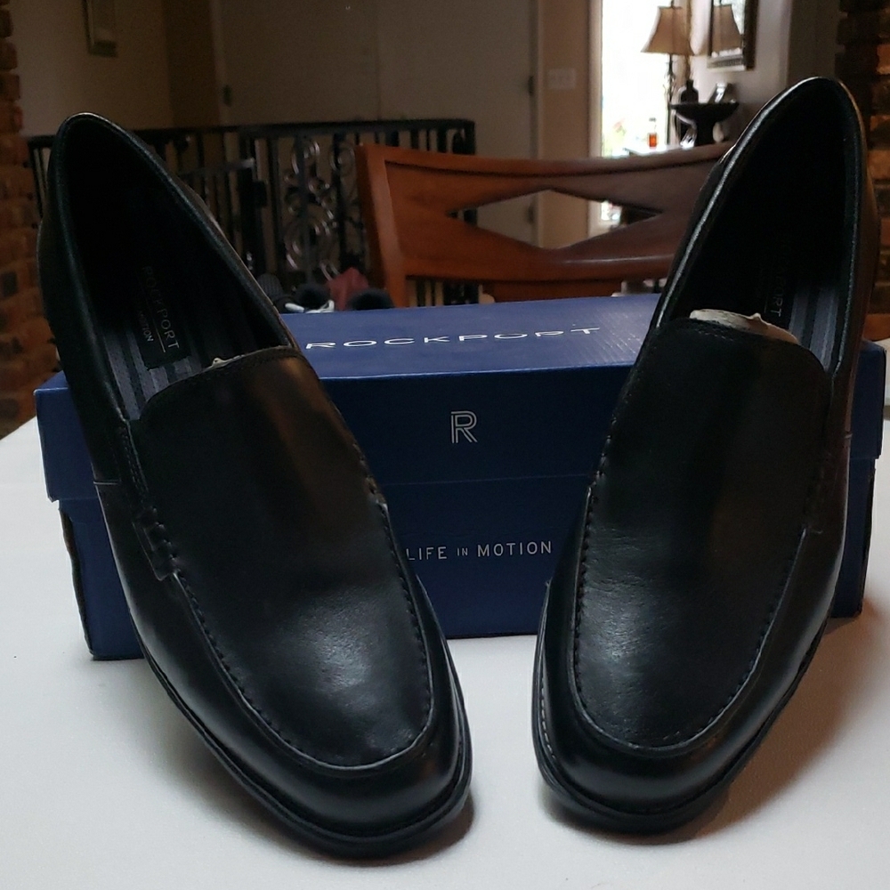 Rockport Men's Black Loafers